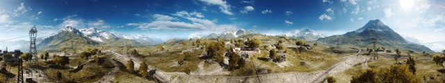 Battlefield 4 Panorama - Golmud Railway
