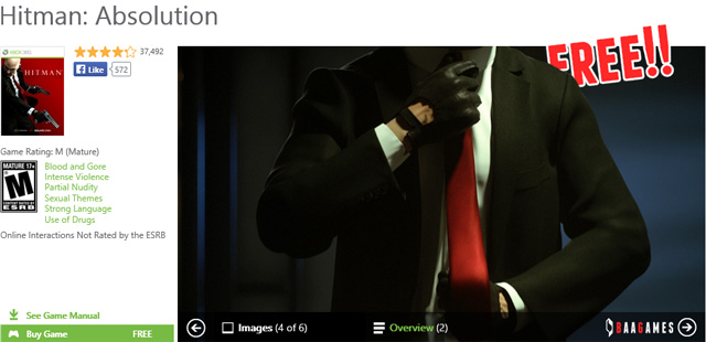 Hitman Absolution Xbox Free